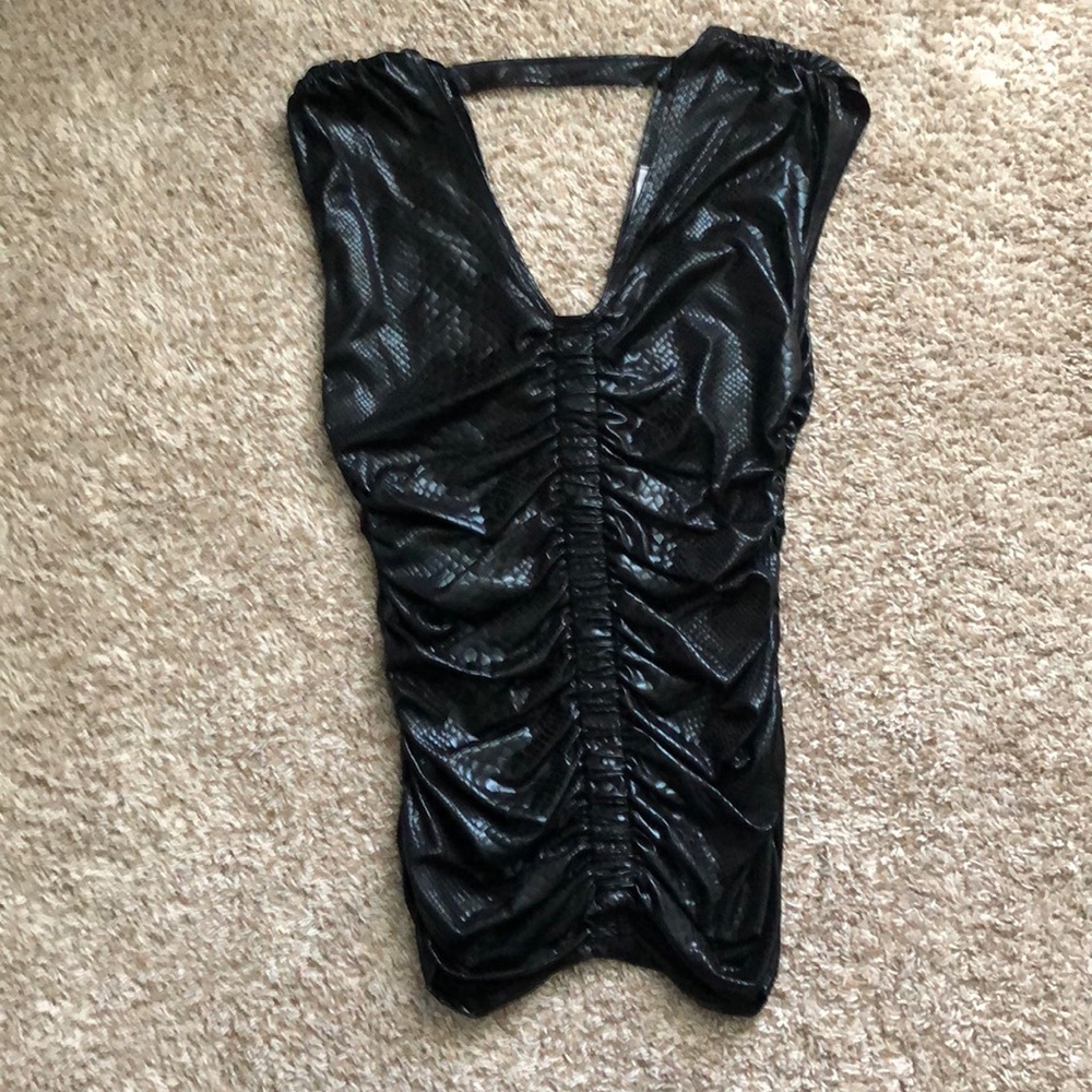 Charlotte Russe snake skin dressy top XS